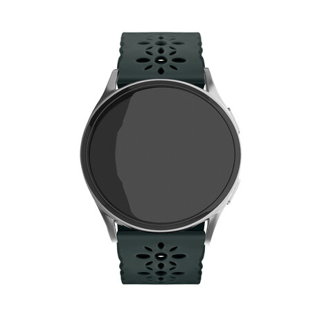 Strap-it® Strap-it Samsung Galaxy Watch Active Silikonarmband mit Muster (Kieferngrün) Strap-it® Strap-it Samsung Galaxy Watch Active Silikonarmband mit Muster (Kieferngrün)