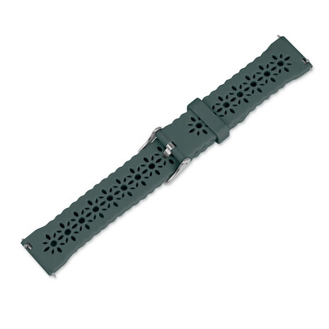 Strap-it® Strap-it Samsung Galaxy Watch Active Silikonarmband mit Muster (Kieferngrün) Strap-it® Strap-it Samsung Galaxy Watch Active Silikonarmband mit Muster (Kieferngrün)