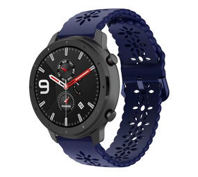 Strap-it® Xiaomi Amazfit GTR 42mm Silikonarmband mit Muster (Dunkelblau) Strap-it® Xiaomi Amazfit GTR 42mm Silikonarmband mit Muster (Dunkelblau)