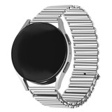 Strap-it® Samsung Galaxy Watch Active Stahl-Looparmband (Silber) Strap-it® Samsung Galaxy Watch Active Stahl-Looparmband (Silber)