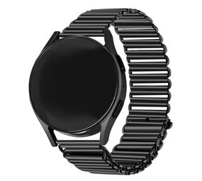 Strap-it® Samsung Galaxy Watch 3 41mm Stahl-Looparmband (Schwarz) Strap-it® Samsung Galaxy Watch 3 41mm Stahl-Looparmband (Schwarz)