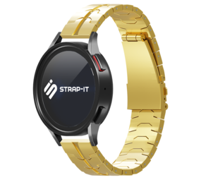 Strap-it® Fossil Gen 6 44mm Stahl 'Iron' Armband (Gold) Strap-it® Fossil Gen 6 44mm Stahl 'Iron' Armband (Gold)
