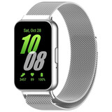 Strap-it® Samsung Galaxy Fit 3 Milanaise Armband (Silber) Strap-it® Samsung Galaxy Fit 3 Milanaise Armband (Silber)