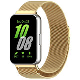 Strap-it® Samsung Galaxy Fit 3 Milanaise Armband (Gold) Strap-it® Samsung Galaxy Fit 3 Milanaise Armband (Gold)