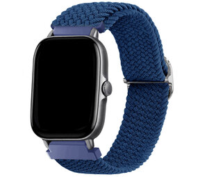 Strap-it® Amazfit GTS 3 verstellbares gewebtes Nylonarmband (Blau) Strap-it® Amazfit GTS 3 verstellbares gewebtes Nylonarmband (Blau)