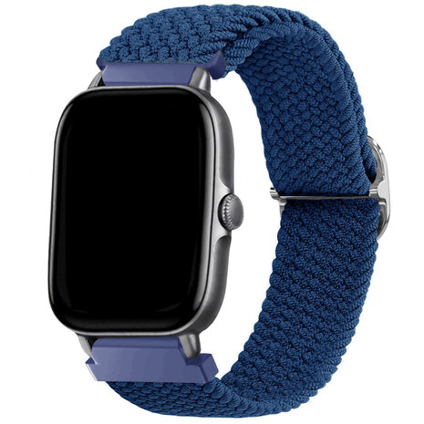 Strap-it® Strap-it Xiaomi Amazfit Bip verstellbares gewebtes Nylonarmband (Blau)