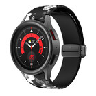 Strap-it® Strap-it Grey Flower Samsung Galaxy Watch 5 Pro magnetisches Armband