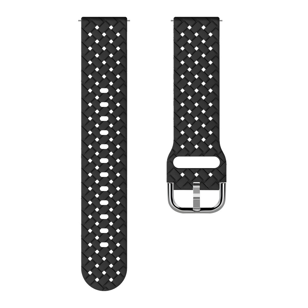 Strap-it® Strap-it Samsung Gear Sport Geflochtenes Silikonarmband (Schwarz) Strap-it® Strap-it Samsung Gear Sport Geflochtenes Silikonarmband (Schwarz)