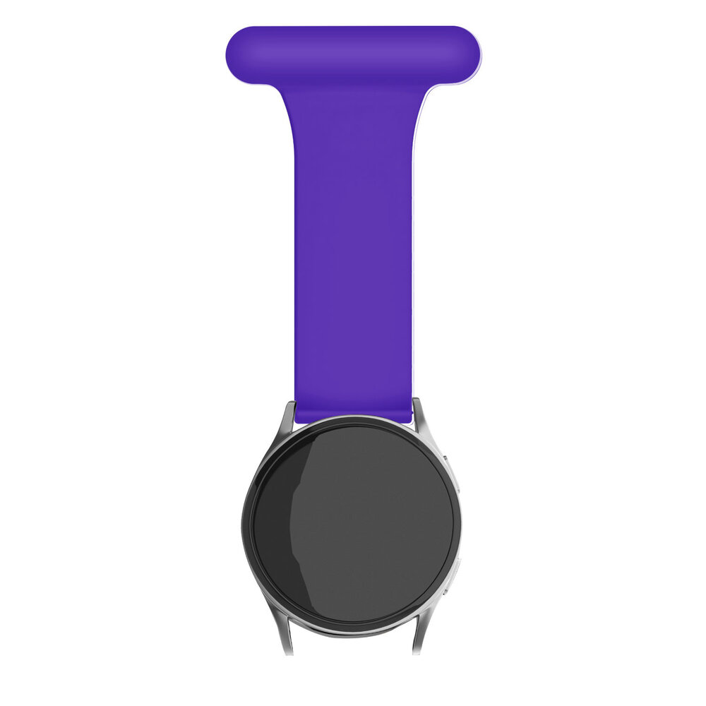 Strap-it® Strap-it Samsung Galaxy Watch 46mm Krankenschwester Armband (Lila)