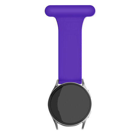 Strap-it® Strap-it Samsung Galaxy Watch 46mm Krankenschwester Armband (Lila)