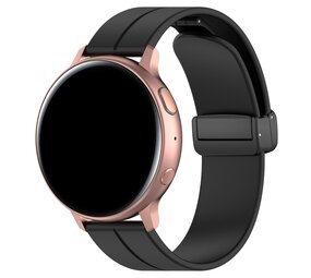 Strap-it® Fossil Gen 5 D-buckle Silikonarmband (Schwarz) Strap-it® Fossil Gen 5 D-buckle Silikonarmband (Schwarz)