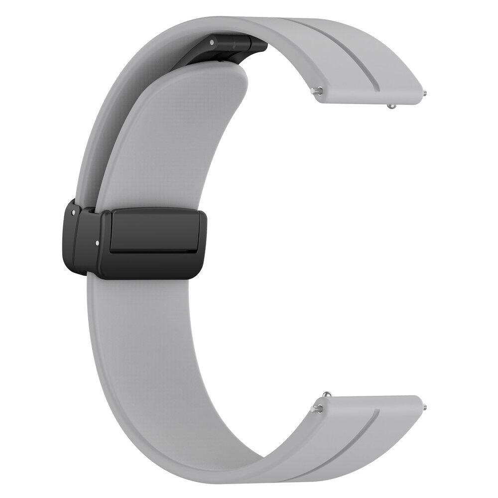 Strap-it® Strap-it Fossil Gen 6 44mm D-buckle Silikonarmband (Hellgrau) Strap-it® Strap-it Fossil Gen 6 44mm D-buckle Silikonarmband (Hellgrau)