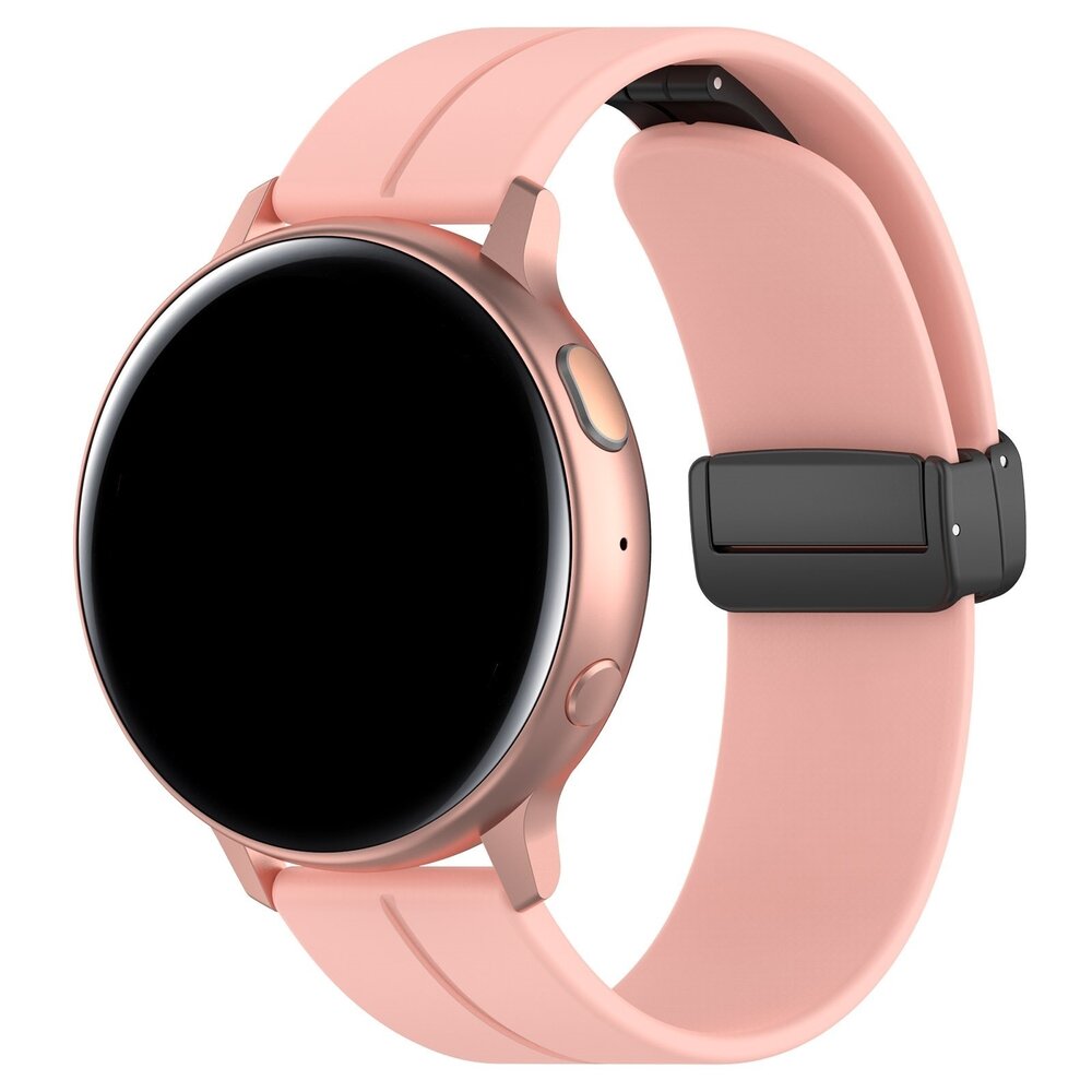 Strap-it® Strap-it Xiaomi Amazfit GTR 42mm D-buckle Silikonarmband (Rosa)