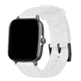 Strap-it® Amazfit GTS 2 Hexa Silikonarmband (Weiß) Strap-it® Amazfit GTS 2 Hexa Silikonarmband (Weiß)