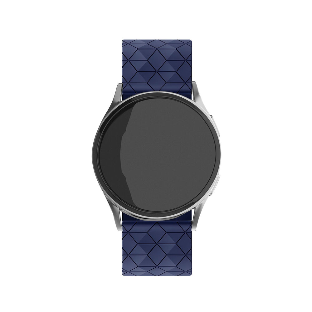 Strap-it® Strap-it Huawei Watch GT 3 46mm Hexa Silikonarmband (Dunkelblau) Strap-it® Strap-it Huawei Watch GT 3 46mm Hexa Silikonarmband (Dunkelblau)