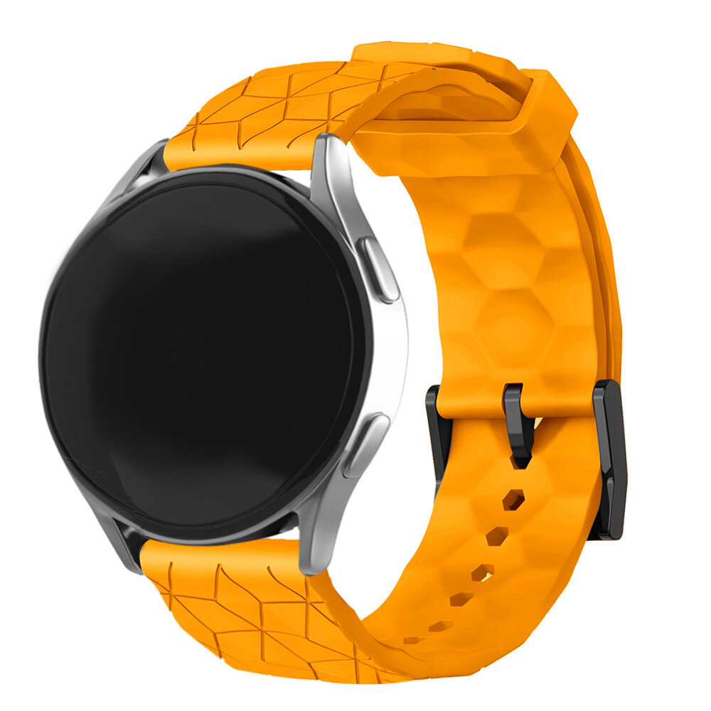 Strap-it® Strap-it Huawei Watch GT 2 46mm Hexa Silikonarmband (Orange)