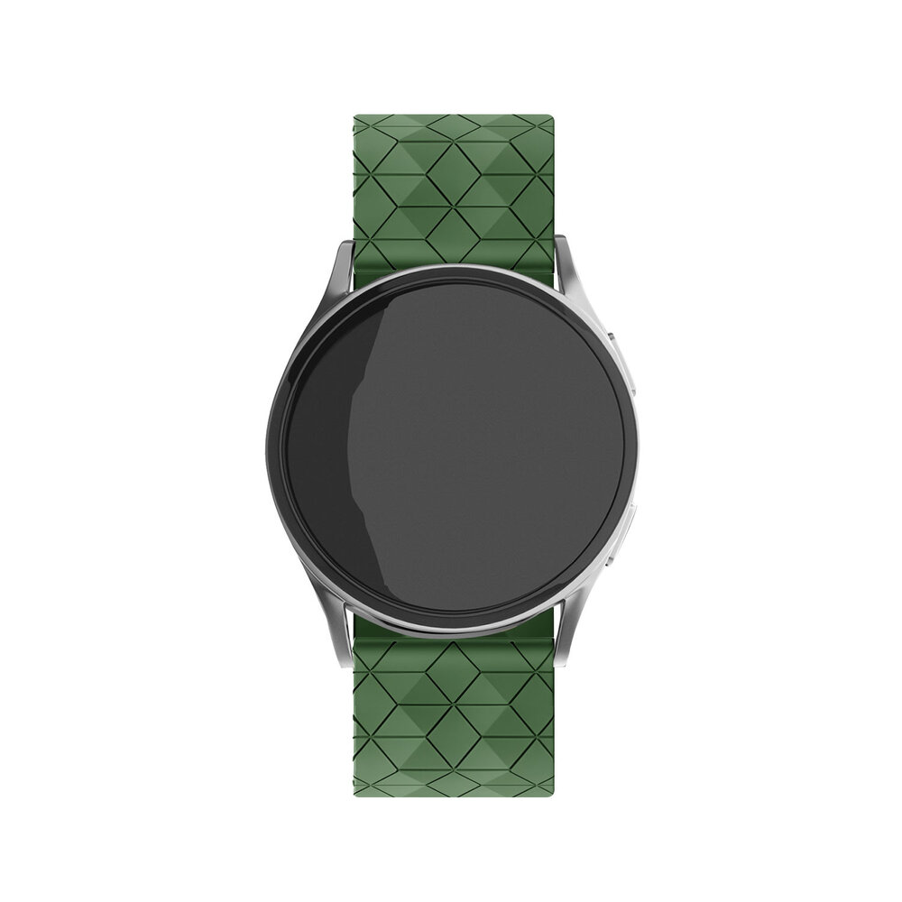 Strap-it® Strap-it Samsung Galaxy Watch 46mm Hexa Silikonarmband (Armeegrün) Strap-it® Strap-it Samsung Galaxy Watch 46mm Hexa Silikonarmband (Armeegrün)