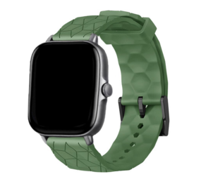 Strap-it® Xiaomi Amazfit Bip Hexa Silikonarmband (Armeegrün) Strap-it® Xiaomi Amazfit Bip Hexa Silikonarmband (Armeegrün)