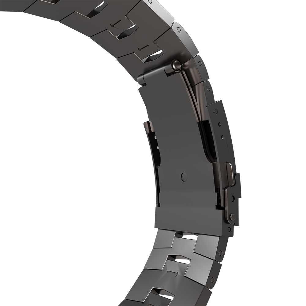 Strap-it® Strap-it Fossil Gen 5e 44mm Titan 'Grain' Armband (Graphit) Strap-it® Strap-it Fossil Gen 5e 44mm Titan 'Grain' Armband (Graphit)