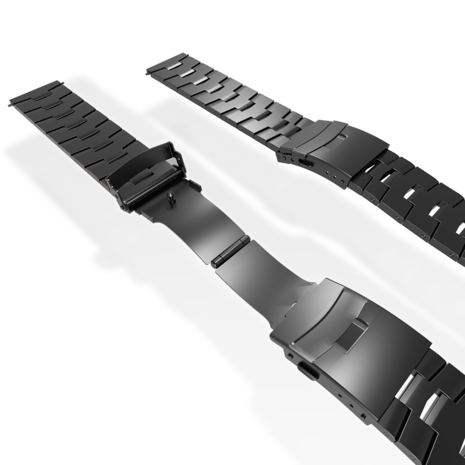 Strap-it® Strap-it Fossil Gen 5e 44mm Titan 'Grain' Armband (Graphit) Strap-it® Strap-it Fossil Gen 5e 44mm Titan 'Grain' Armband (Graphit)