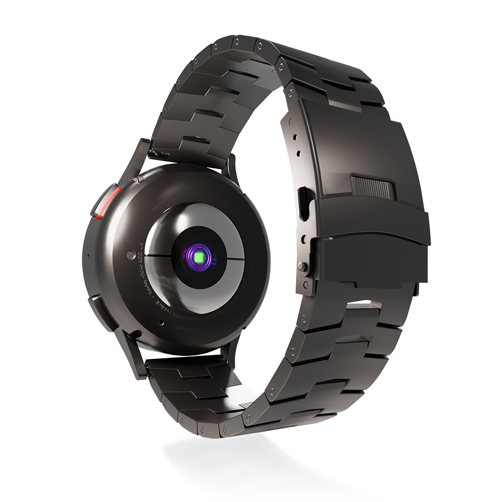 Strap-it® Strap-it Huawei Watch 3 (Pro) Titan 'Grain' Armband (Graphit)