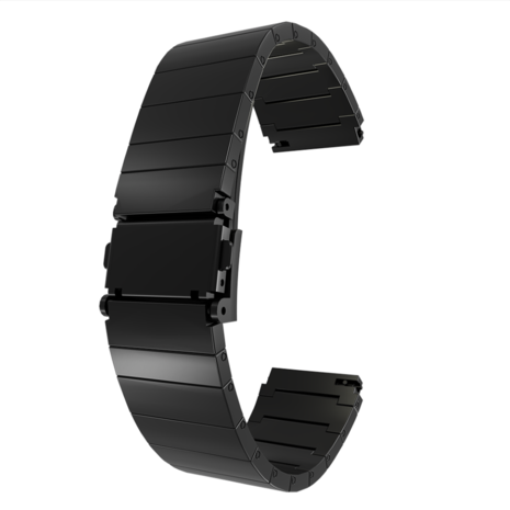 Strap-it® Strap-it OnePlus Watch Luxus-Titanarmband (Schwarz) Strap-it® Strap-it OnePlus Watch Luxus-Titanarmband (Schwarz)