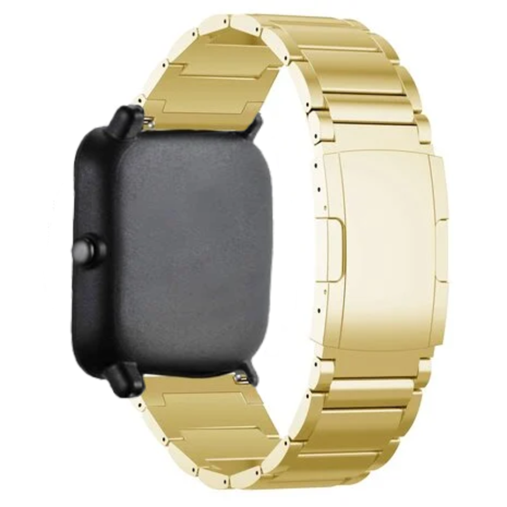 Strap-it® Strap-it Amazfit GTS 2 Titanarmband (Gold)