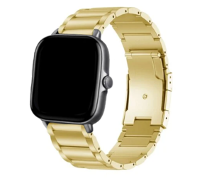 Strap-it® Xiaomi Amazfit Bip Titanarmband (Gold)