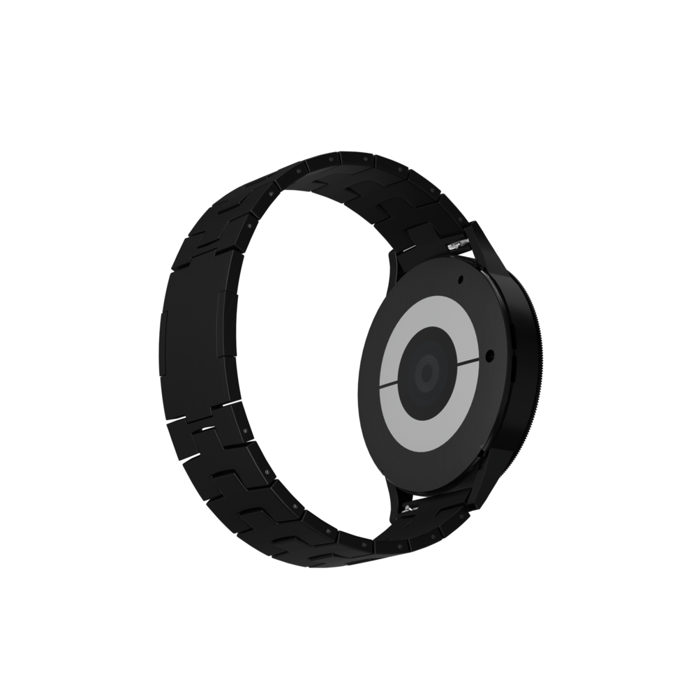 Strap-it® Strap-it Amazfit GTR 2 Titan 'Grain' Armband (flacher Verschluss) (Schwarz) Strap-it® Strap-it Amazfit GTR 2 Titan 'Grain' Armband (flacher Verschluss) (Schwarz)