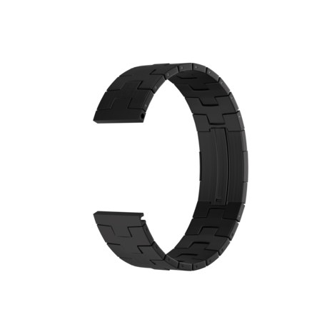 Strap-it® Strap-it Amazfit GTR 2 Titan 'Grain' Armband (flacher Verschluss) (Schwarz) Strap-it® Strap-it Amazfit GTR 2 Titan 'Grain' Armband (flacher Verschluss) (Schwarz)