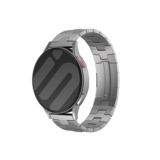 Strap-it® Fossil Gen 5 Titan 'Grain' Armband (flacher Verschluss) (Silber) Strap-it® Fossil Gen 5 Titan 'Grain' Armband (flacher Verschluss) (Silber)