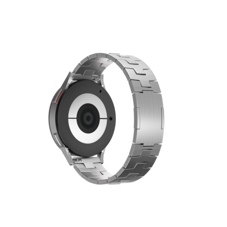 Strap-it® Strap-it Fossil Gen 5 Titan 'Grain' Armband (flacher Verschluss) (Silber) Strap-it® Strap-it Fossil Gen 5 Titan 'Grain' Armband (flacher Verschluss) (Silber)