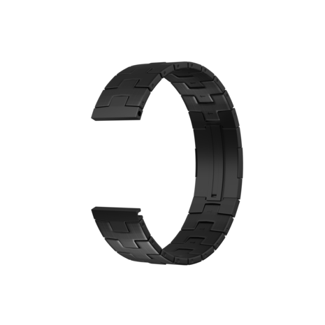 Strap-it® Strap-it Huawei Watch GT 3 Pro 46mm Titan 'Grain' Armband (flacher Verschluss) (Graphit) Strap-it® Strap-it Huawei Watch GT 3 Pro 46mm Titan 'Grain' Armband (flacher Verschluss) (Graphit)