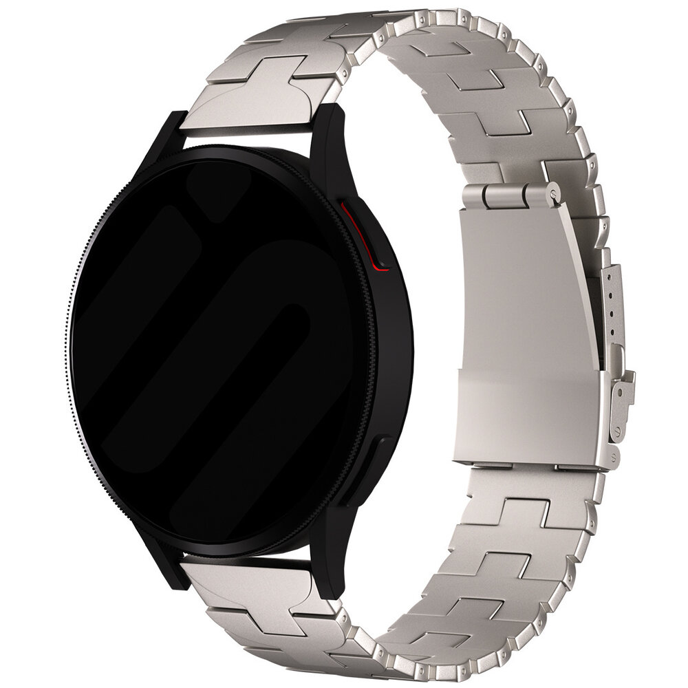 Strap-it® Strap-it Samsung Galaxy Watch 46mm Titan 'Butterfly' Armband (Titanium) Strap-it® Strap-it Samsung Galaxy Watch 46mm Titan 'Butterfly' Armband (Titanium)