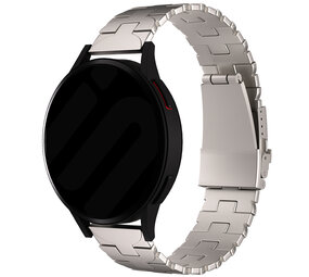 Strap-it® Samsung Galaxy Watch 3 45mm Titan 'Butterfly' Armband (Titanium) Strap-it® Samsung Galaxy Watch 3 45mm Titan 'Butterfly' Armband (Titanium)
