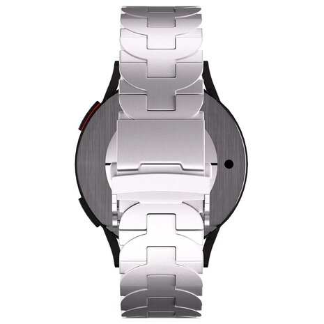 Strap-it® Strap-it Xiaomi Amazfit GTR 47mm Titan 'Butterfly' Armband (Silber) Strap-it® Strap-it Xiaomi Amazfit GTR 47mm Titan 'Butterfly' Armband (Silber)