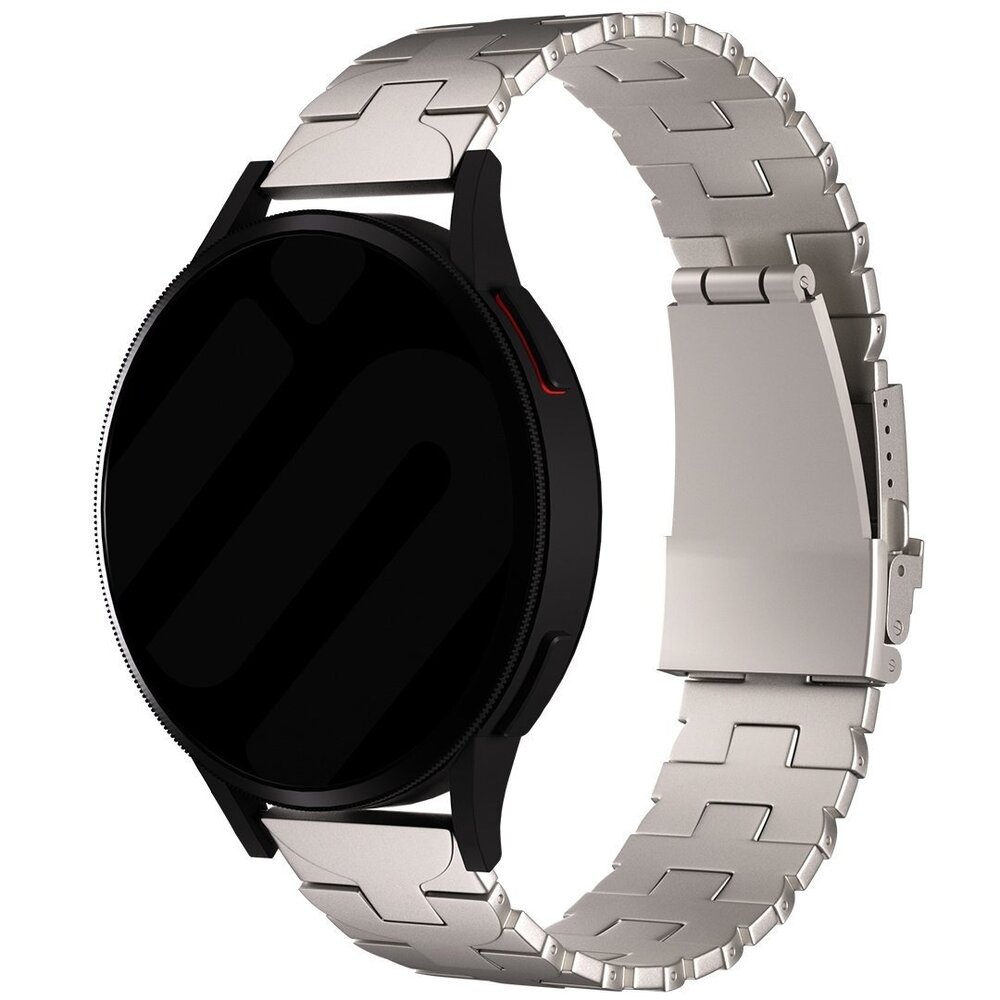 Strap-it® Strap-it Huawei Watch GT 3 Pro 46mm Titan 'Butterfly' Armband (Titanium)