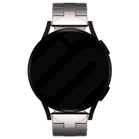 Strap-it® Strap-it Huawei Watch GT 3 Pro 46mm Titan 'Butterfly' Armband (Titanium)