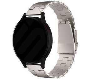 Strap-it® Huawei Watch 3 (Pro) Titan 'Butterfly' Armband (Titanium)