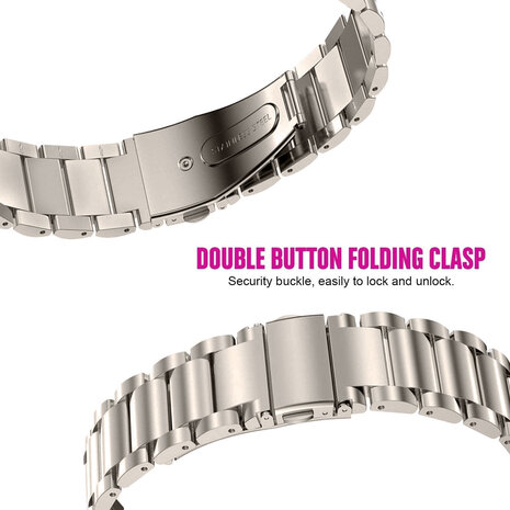 Strap-it® Strap-it Huawei Watch GT 2 Pro Titanarmband (Titanium) Strap-it® Strap-it Huawei Watch GT 2 Pro Titanarmband (Titanium)