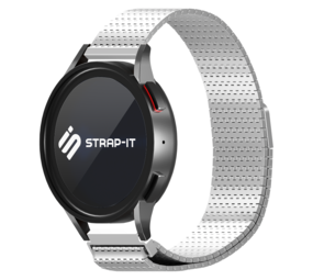Strap-it® Fossil Gen 5 Luxus Metall 'Mesh' Armband (Silber) Strap-it® Fossil Gen 5 Luxus Metall 'Mesh' Armband (Silber)