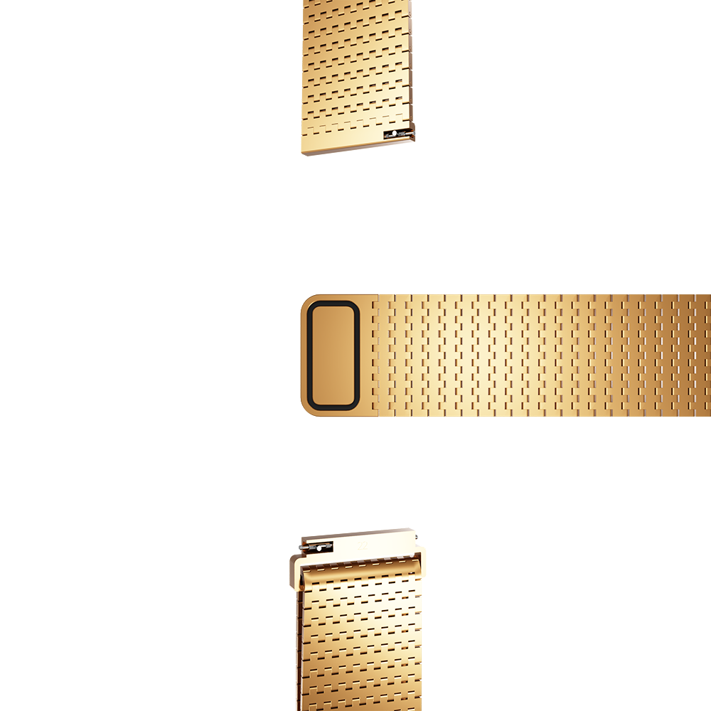 Strap-it® Strap-it Xiaomi Mi Watch Luxus Metall 'Mesh' Armband (Roségold) Strap-it® Strap-it Xiaomi Mi Watch Luxus Metall 'Mesh' Armband (Roségold)