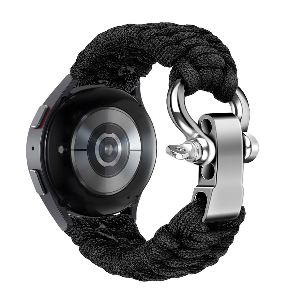 Strap-it® Strap-it Polar Ignite 2 Nylon-Seilarmband (Schwarz)