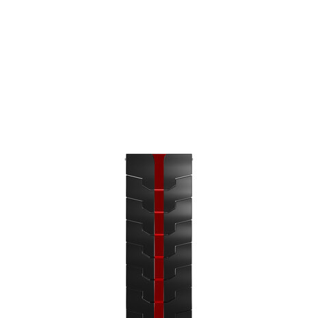 Strap-it® Strap-it Amazfit GTS 3 Stahl 'Iron' Armband (Schwarz/Rot) Strap-it® Strap-it Amazfit GTS 3 Stahl 'Iron' Armband (Schwarz/Rot)