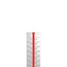 Strap-it® Strap-it Polar Pacer Stahl 'Iron' Armband (Silber/Rot) Strap-it® Strap-it Polar Pacer Stahl 'Iron' Armband (Silber/Rot)