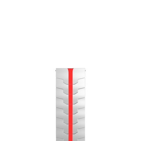 Strap-it® Strap-it Xiaomi Amazfit Bip Stahl 'Iron' Armband (Silber/Rot) Strap-it® Strap-it Xiaomi Amazfit Bip Stahl 'Iron' Armband (Silber/Rot)