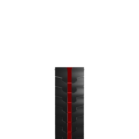 Strap-it® Strap-it Xiaomi Amazfit Bip Stahl 'Iron' Armband (Schwarz/Rot) Strap-it® Strap-it Xiaomi Amazfit Bip Stahl 'Iron' Armband (Schwarz/Rot)