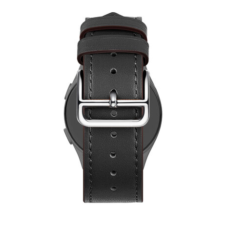 Bandz Bandz Xiaomi Watch S3 Lederarmband 'Deluxe' (Schwarz) Bandz Bandz Xiaomi Watch S3 Lederarmband 'Deluxe' (Schwarz)