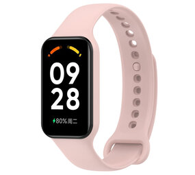 Strap-it® Xiaomi Smart Band 8 Active TPU Armband (Rosa) Strap-it® Xiaomi Smart Band 8 Active TPU Armband (Rosa)