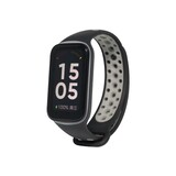 Strap-it® Xiaomi Smart Band 8 Active Sportarmband (Schwarz/Grau) Strap-it® Xiaomi Smart Band 8 Active Sportarmband (Schwarz/Grau)